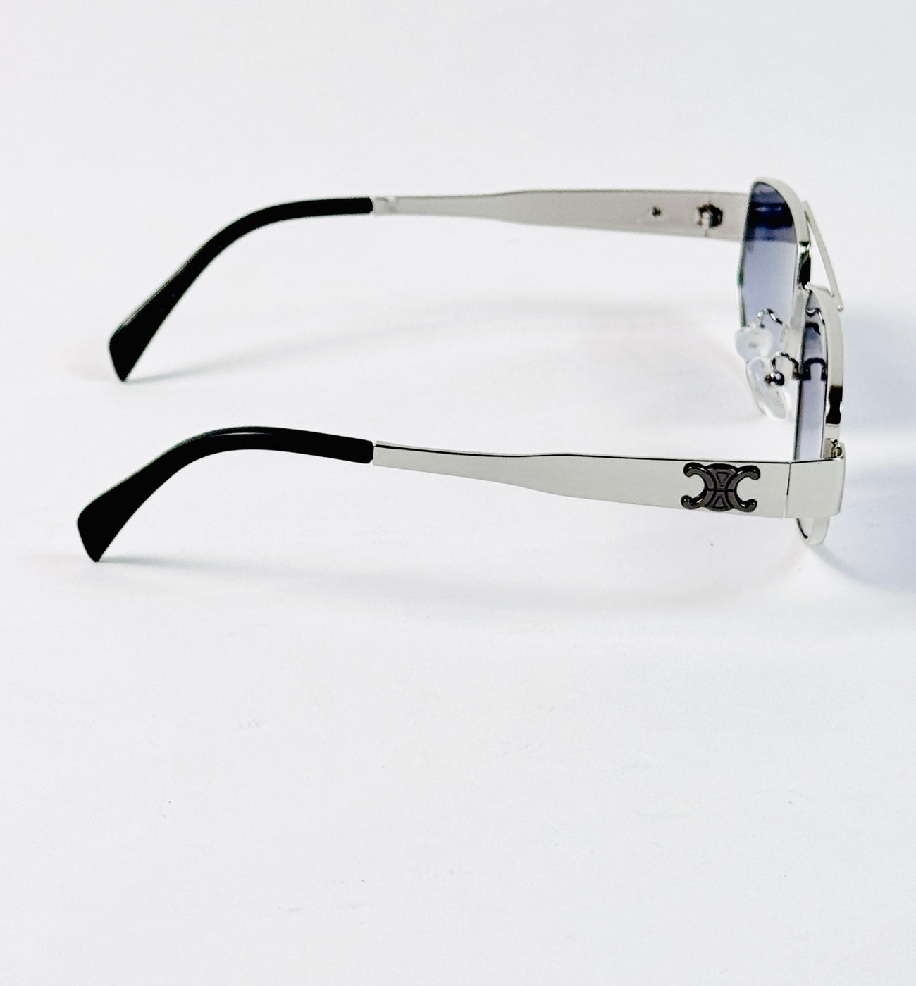 Celine – 2407 - 58 – Silver Black Gradient – Metal – Sunglasses - Unisex