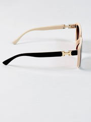 Hermes - 33120 – 60 – Brown – Acetate – Sunglasses – Ladies