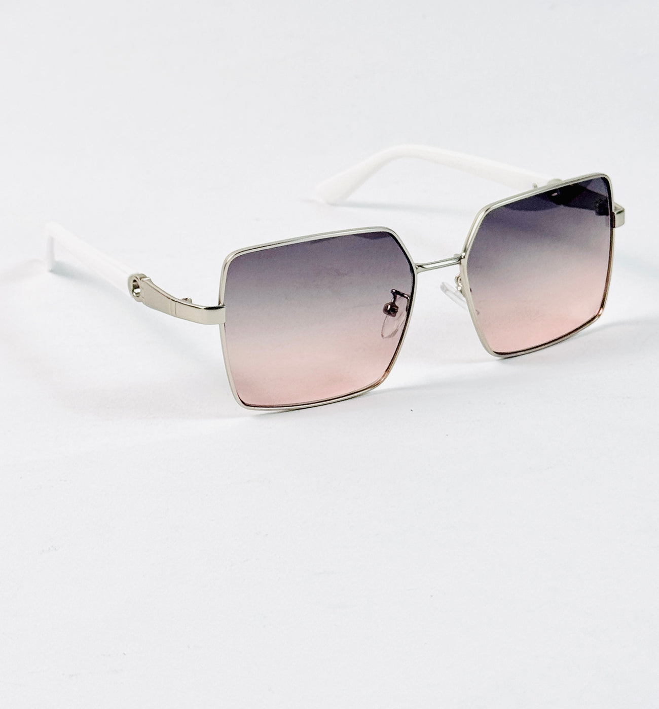 Ferragamo – 2061 – 56 – Silver Pink – Metal – Sunglasses – Ladies