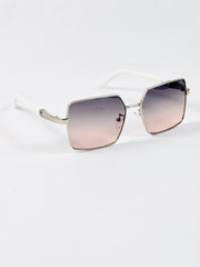 Ferragamo – 2061 – 56 – Silver Pink – Metal – Sunglasses – Ladies