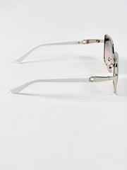 Ferragamo – 2061 – 56 – Silver Pink – Metal – Sunglasses – Ladies