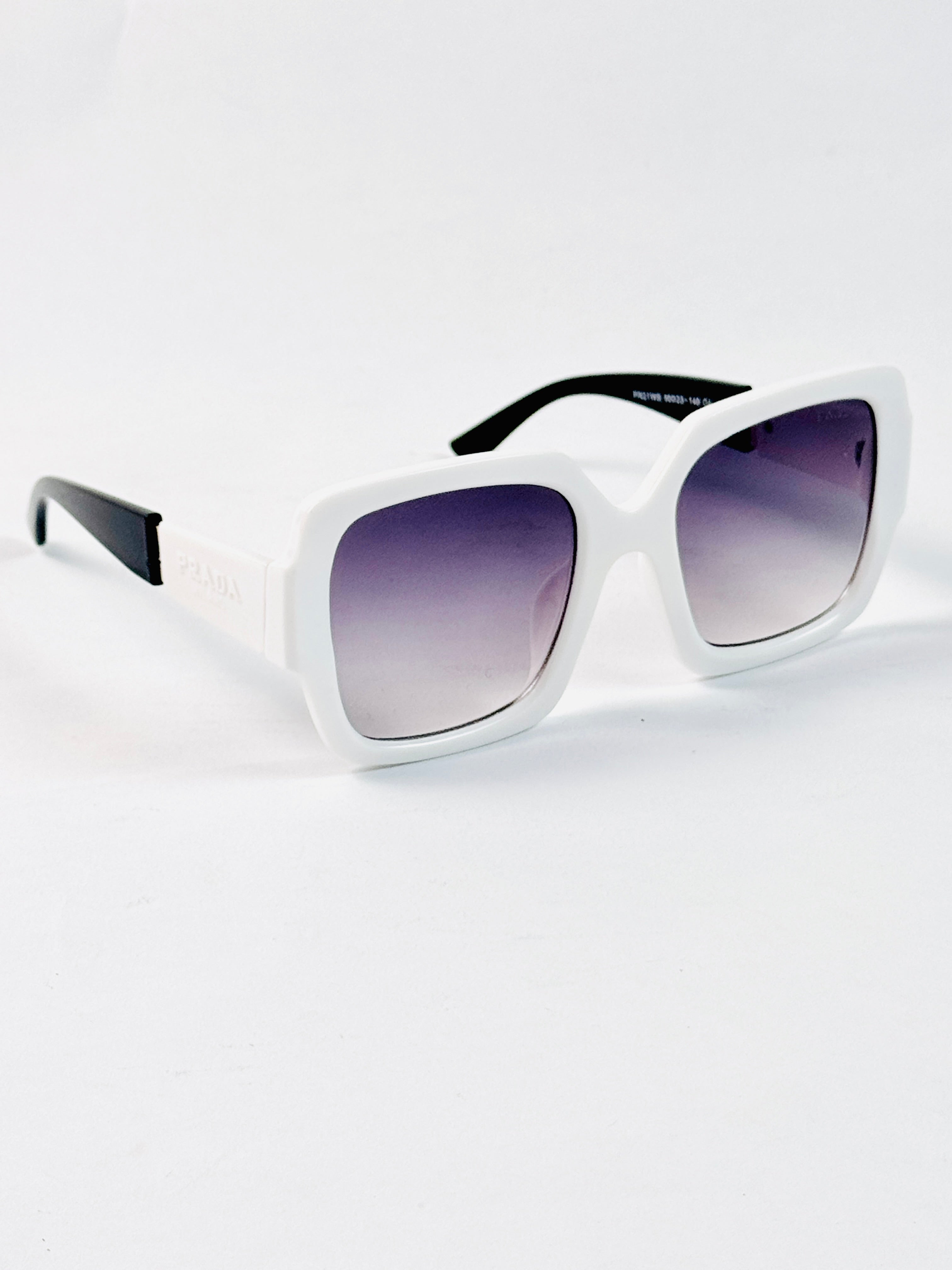 Prada – PR21ws – 60 – White Gradient – Acetate – Sunglasses – Ladies