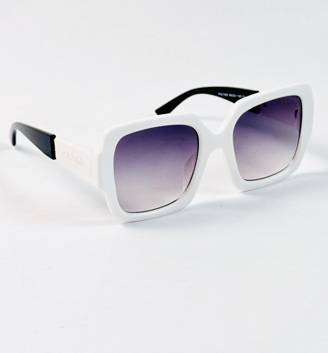 Prada – PR21ws – 60 – White Gradient – Acetate – Sunglasses – Ladies