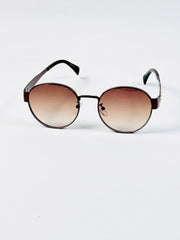 Celine – 2124 - 58 – Brown – Metal – Sunglasses - Unisex