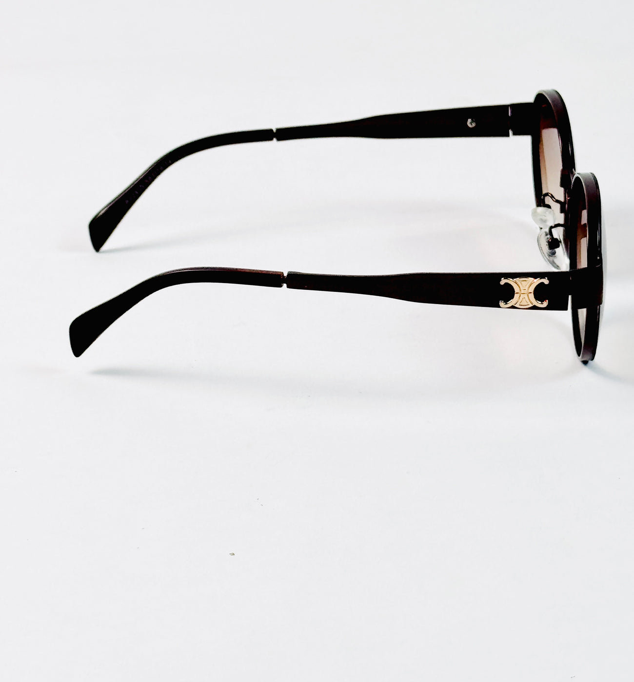 Celine – 2124 - 58 – Brown – Metal – Sunglasses - Unisex