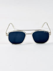 Ferragamo – 19344 – 55 – Transparent Black – Metal – Sunglasses – Unisex