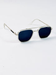 Ferragamo – 19344 – 55 – Transparent Black – Metal – Sunglasses – Unisex