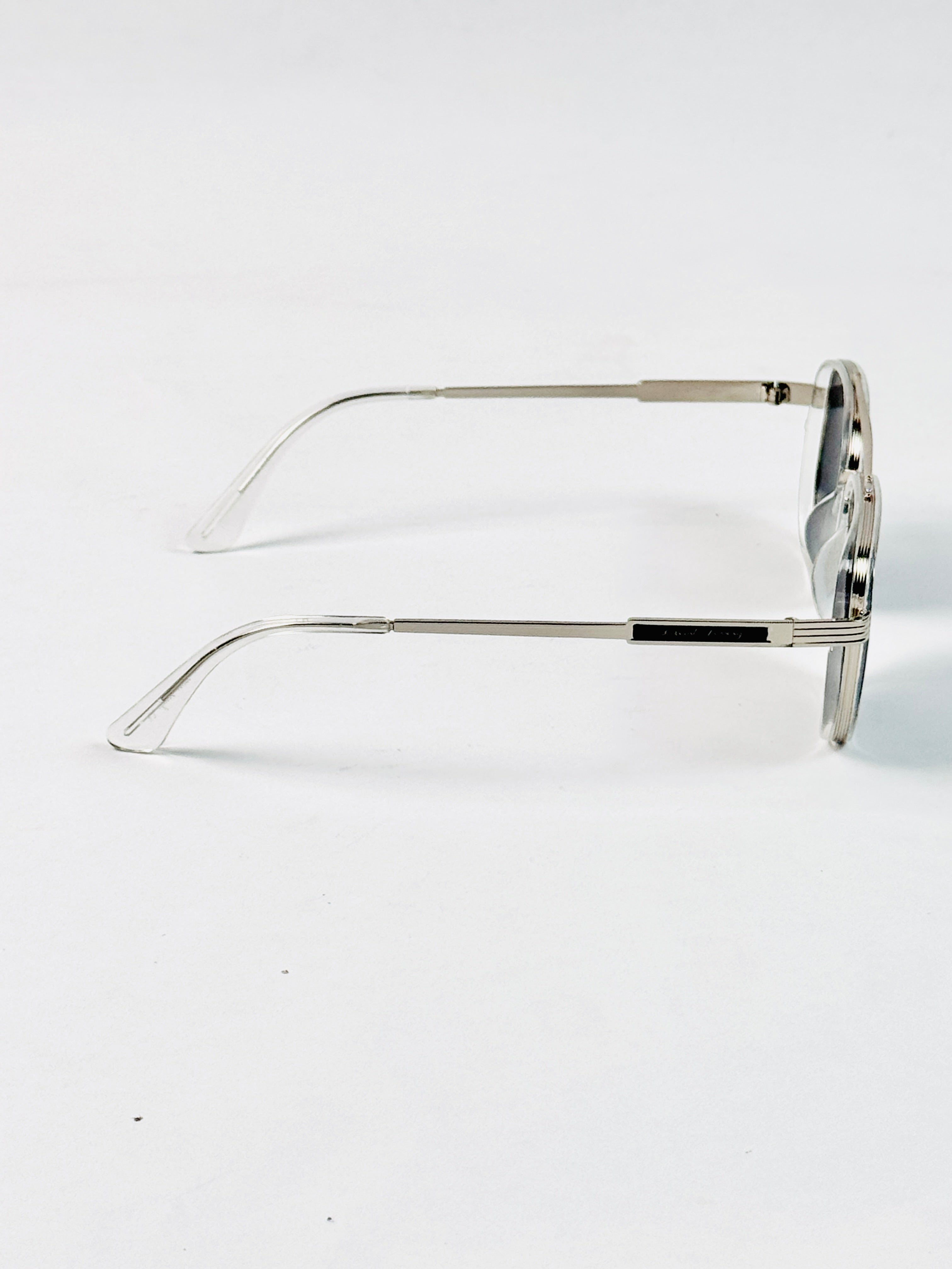 Ferragamo – 19344 – 55 – Transparent Black – Metal – Sunglasses – Unisex