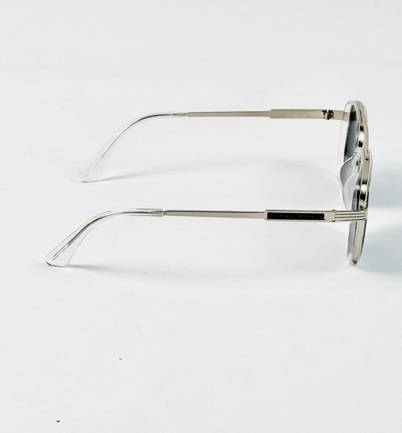 Ferragamo – 19344 – 55 – Transparent Black – Metal – Sunglasses – Unisex