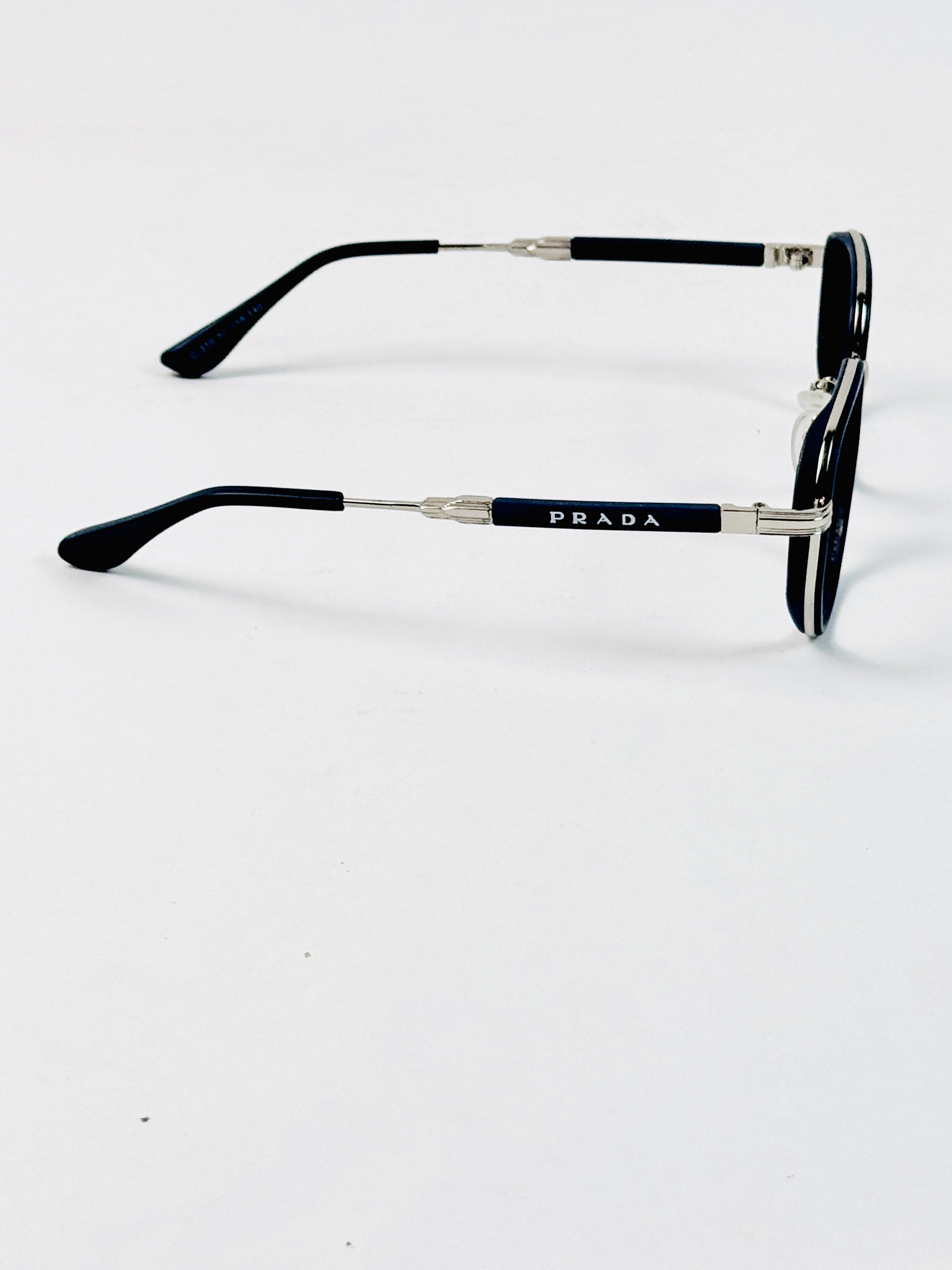 Prada – 310 – 54 - Silver Blue – Metal  – Optics - Unisex