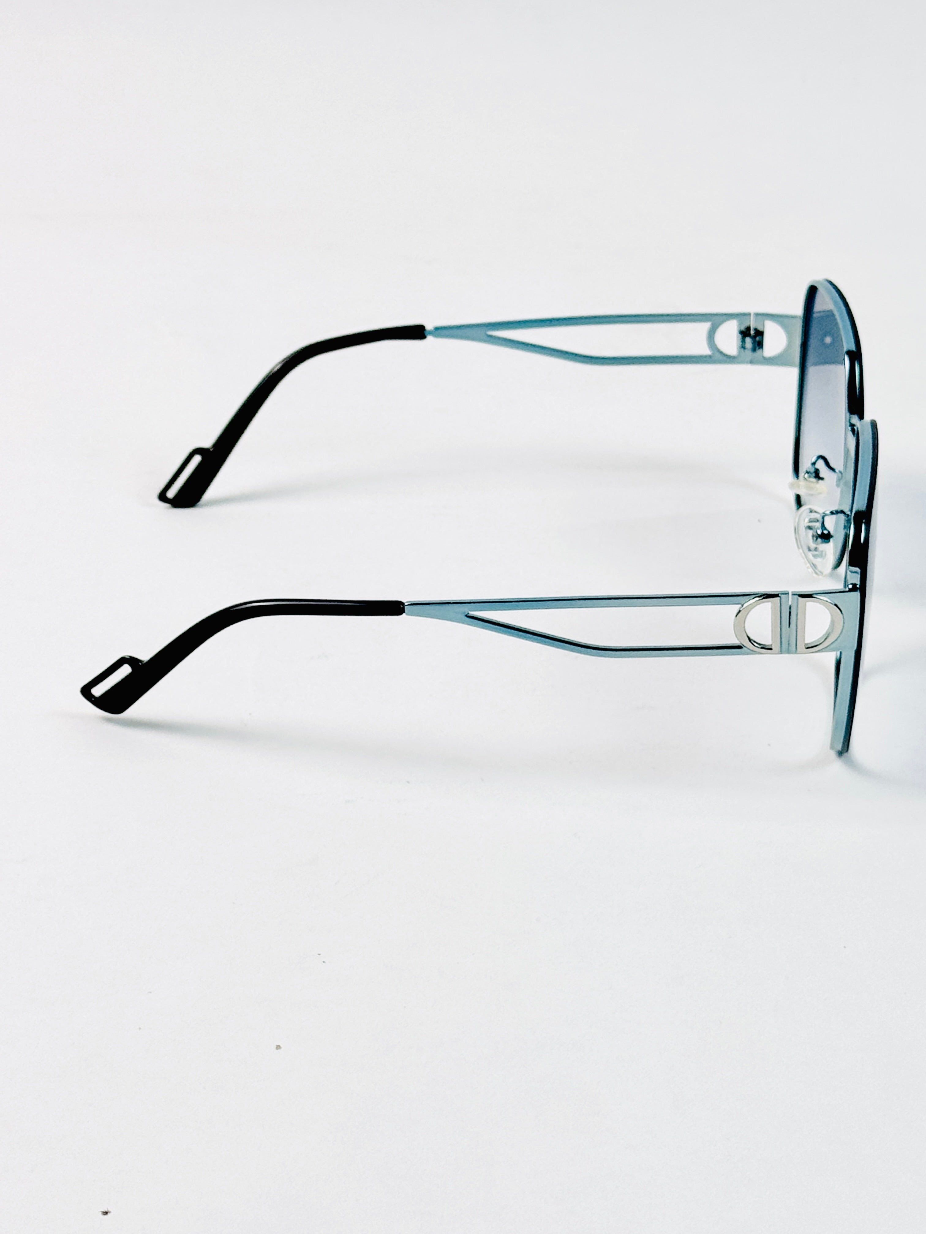 Dior – 342 – 56 – Blue – Metal – Sunglasses – Ladies