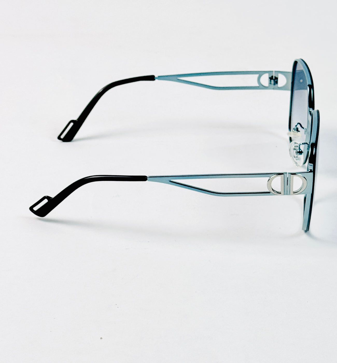 Dior – 342 – 56 – Blue – Metal – Sunglasses – Ladies