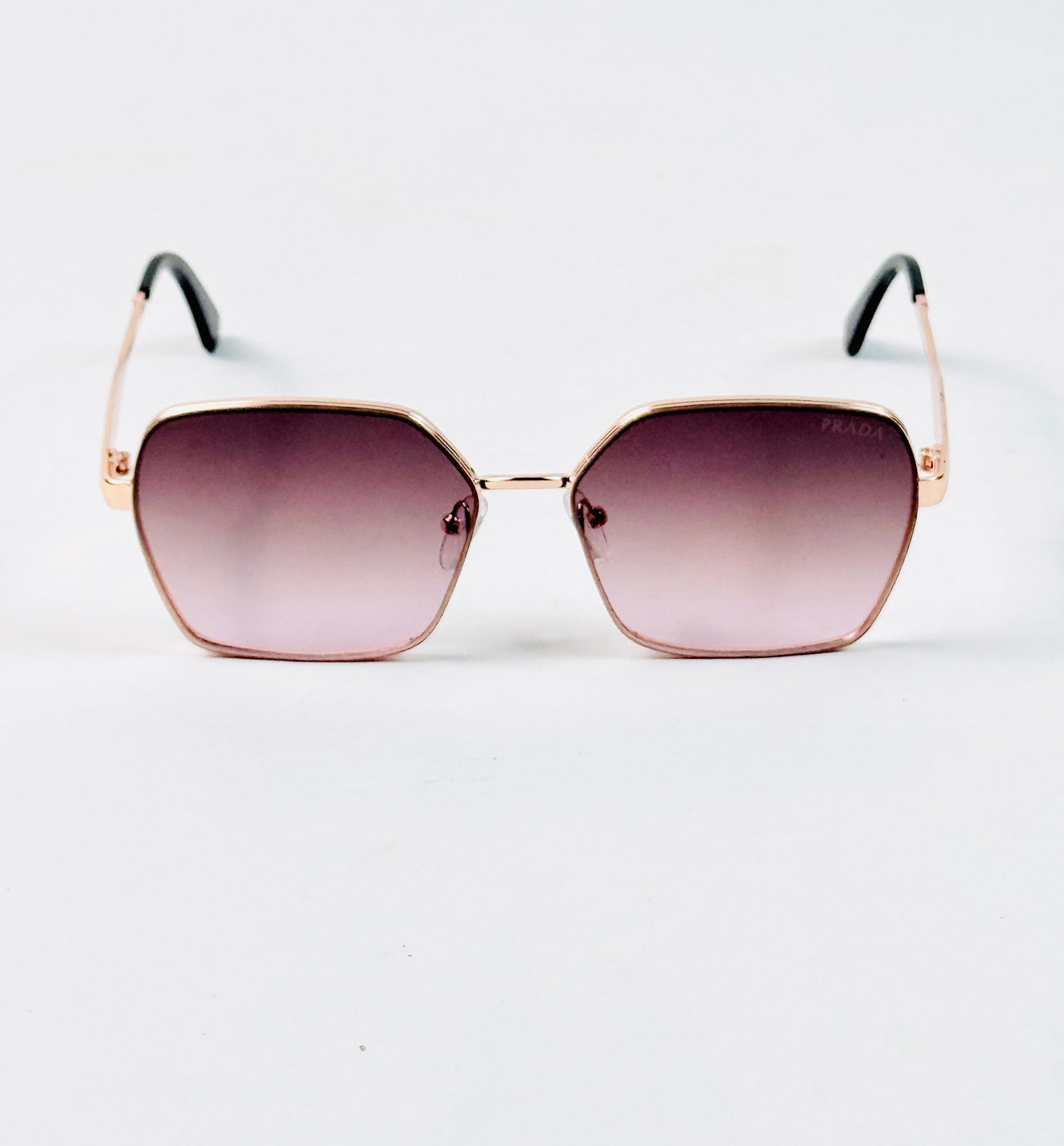 Prada – 88081 – 58 – Golden Pink – Metal – Sunglasses – Ladies