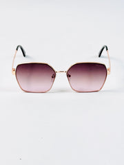 Prada – 88081 – 58 – Golden Pink – Metal – Sunglasses – Ladies