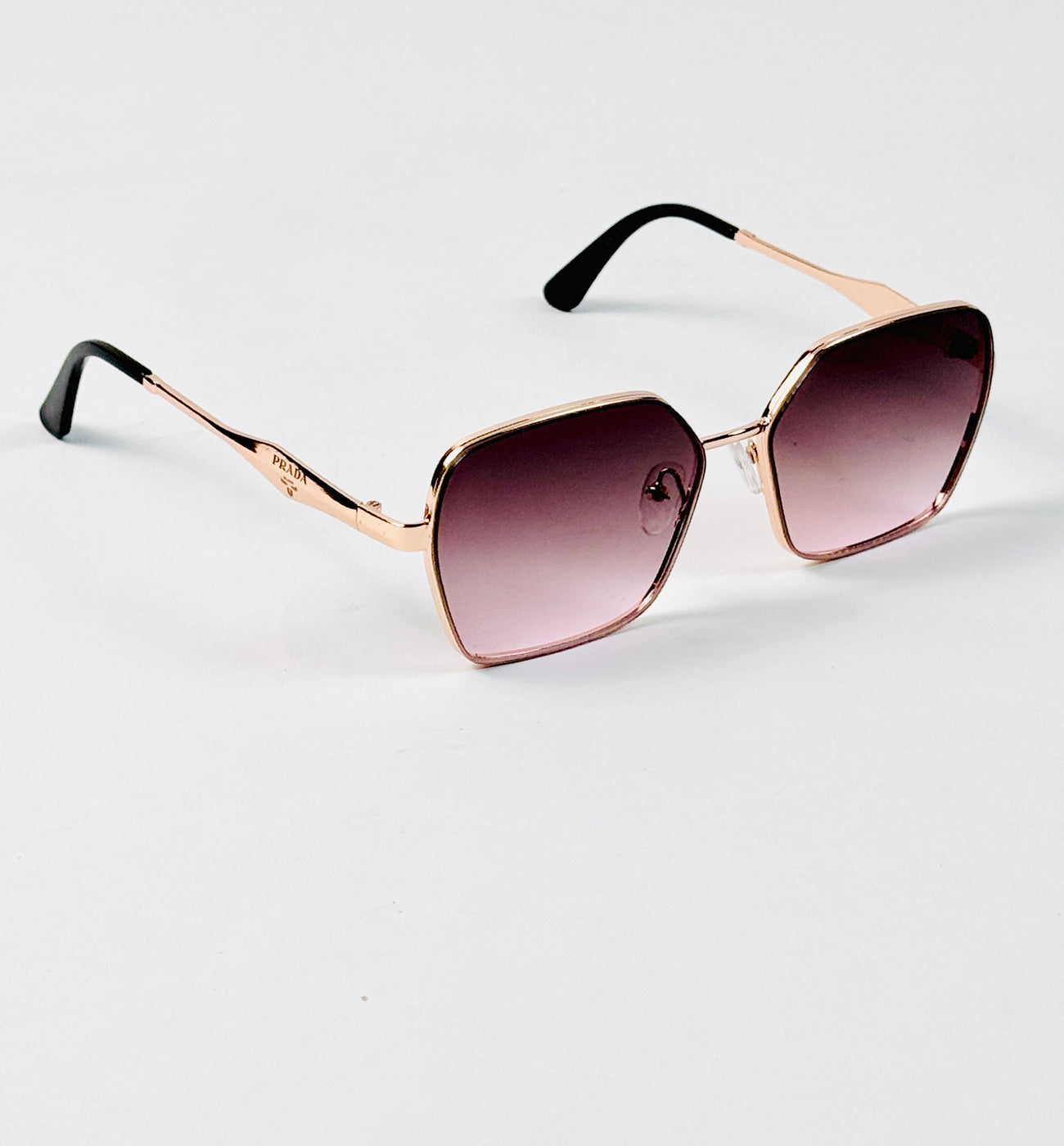 Prada – 88081 – 58 – Golden Pink – Metal – Sunglasses – Ladies