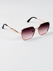 Prada – 88081 – 58 – Golden Pink – Metal – Sunglasses – Ladies