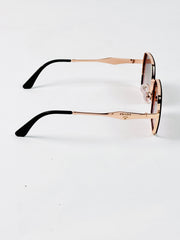 Prada – 88081 – 58 – Golden Pink – Metal – Sunglasses – Ladies