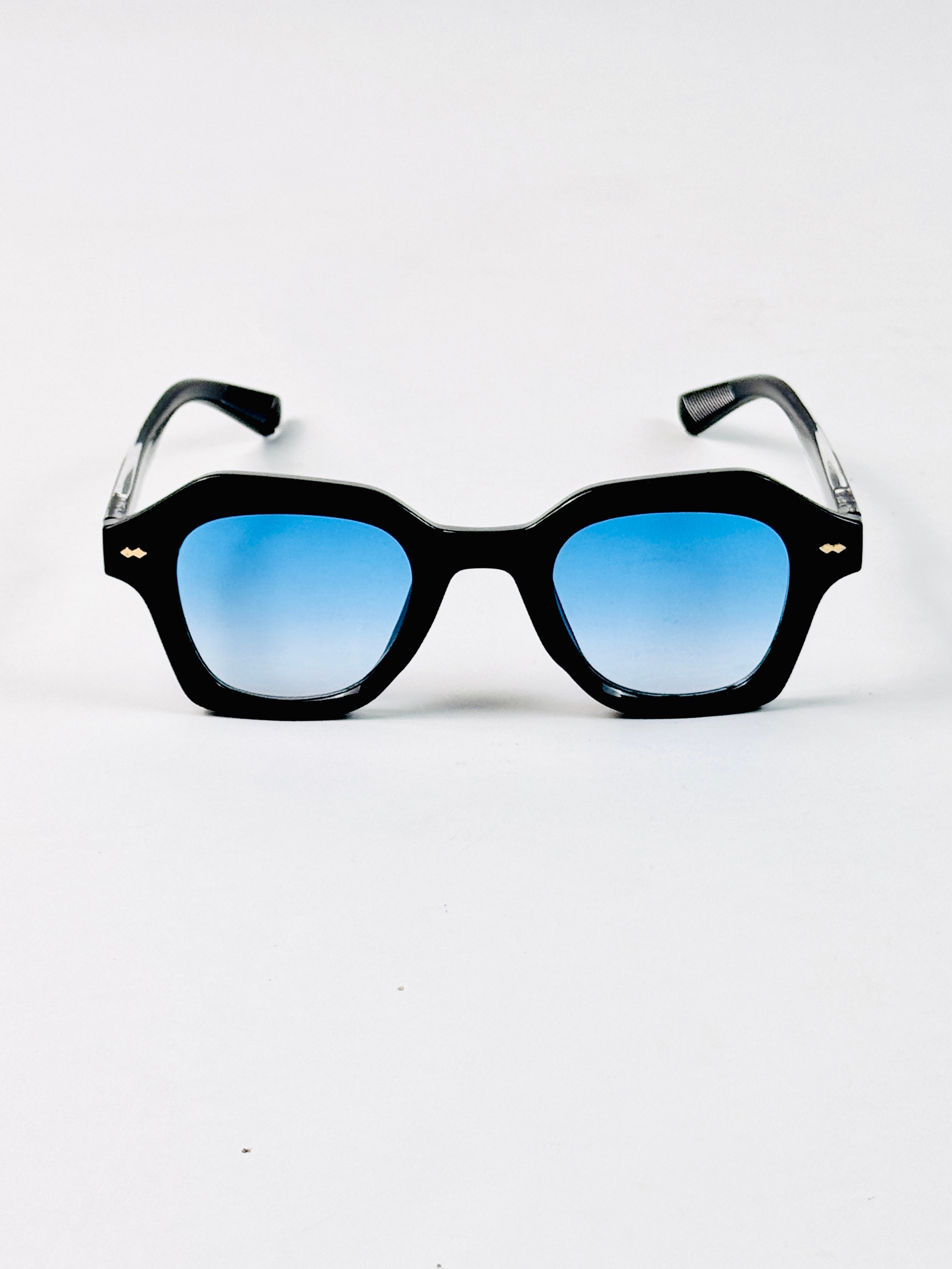 Moscot – 6011 – 53 - Black Blue – Acetate  – Sunglasses - Unisex