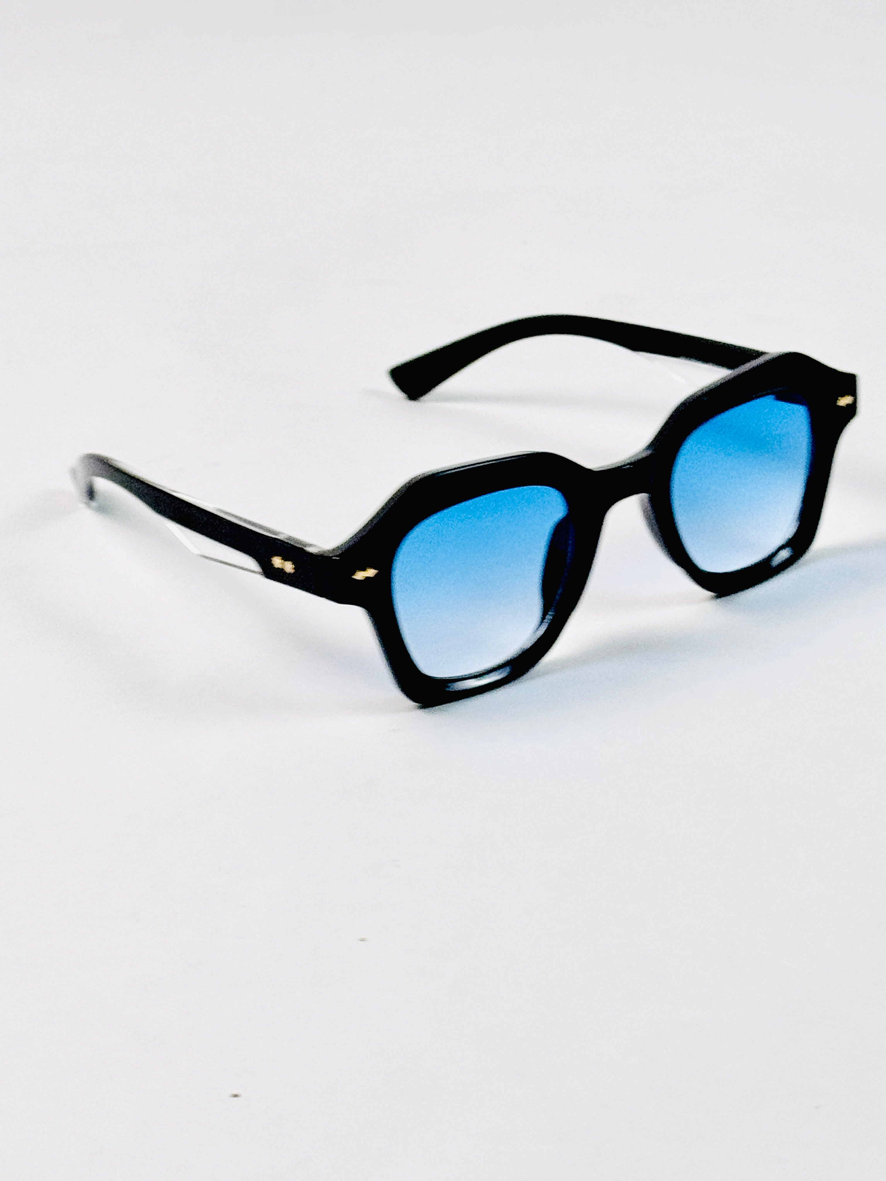 Moscot – 6011 – 53 - Black Blue – Acetate  – Sunglasses - Unisex