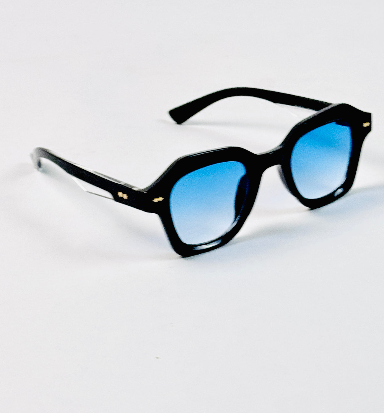 Moscot – 6011 – 53 - Black Blue – Acetate  – Sunglasses - Unisex