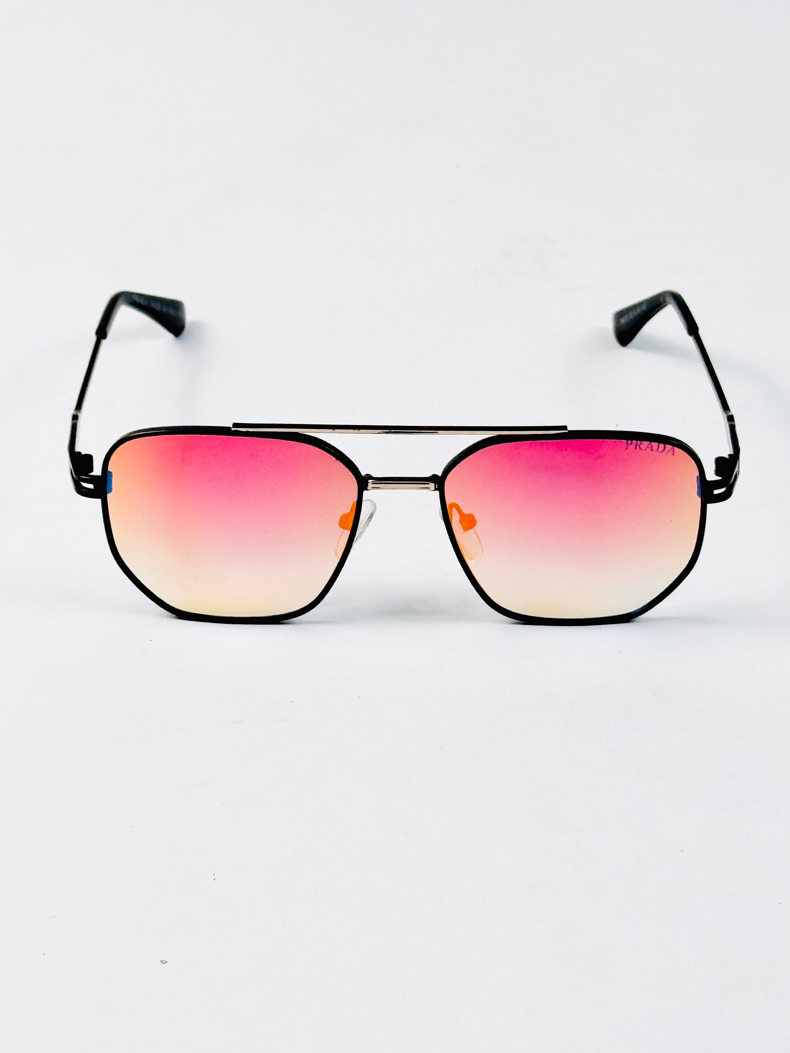 Prada – 19411 - 54 – Black Mercury – Metal – Sunglasses - Unisex