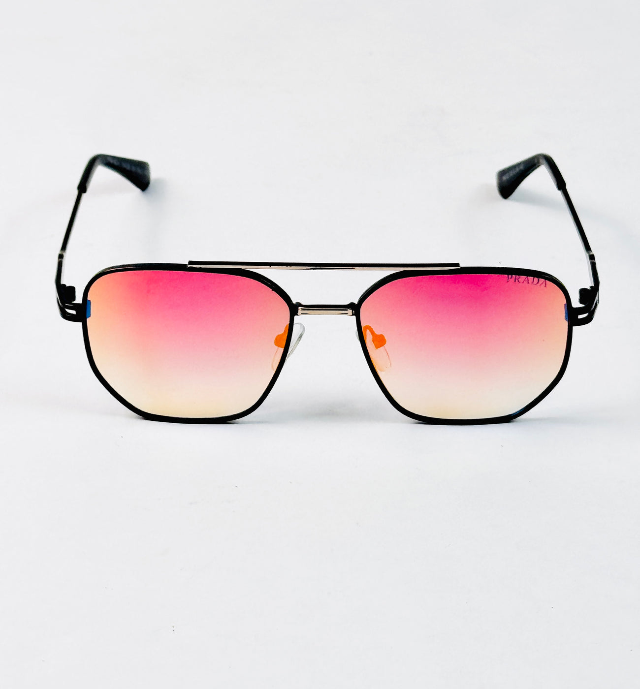 Prada – 19411 - 54 – Black Mercury – Metal – Sunglasses - Unisex