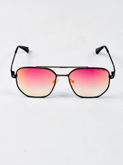 Prada – 19411 - 54 – Black Mercury – Metal – Sunglasses - Unisex