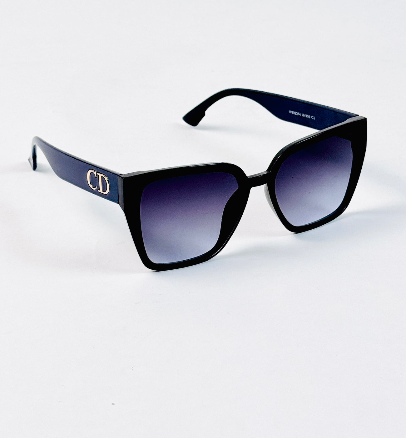Dior – 82214 – 56 – Blue – Acetate – Sunglasses – Ladies