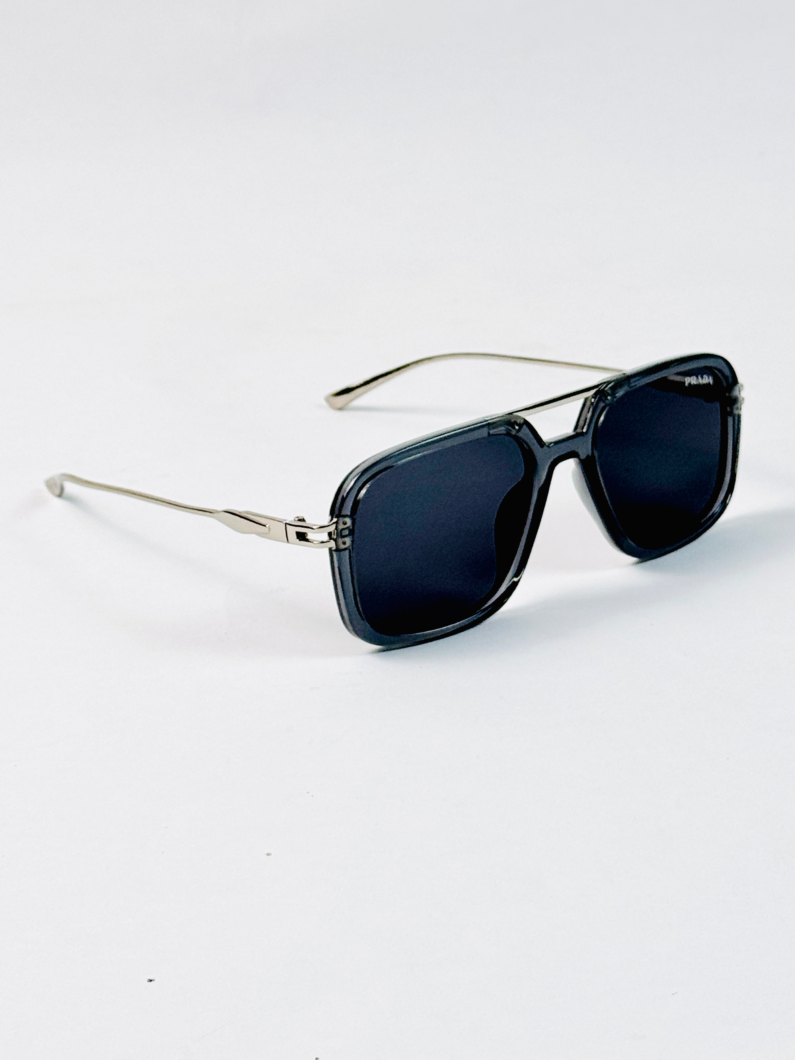 Prada – 5433 – 55 – Silver Grey – Metal – Sunglasses – Unisex