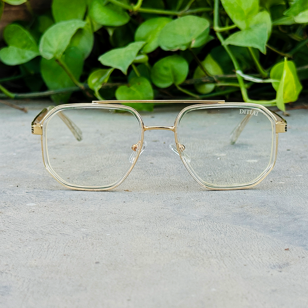 Dita – 9552 – 55 – Golden – Metal – Optics – Unisex