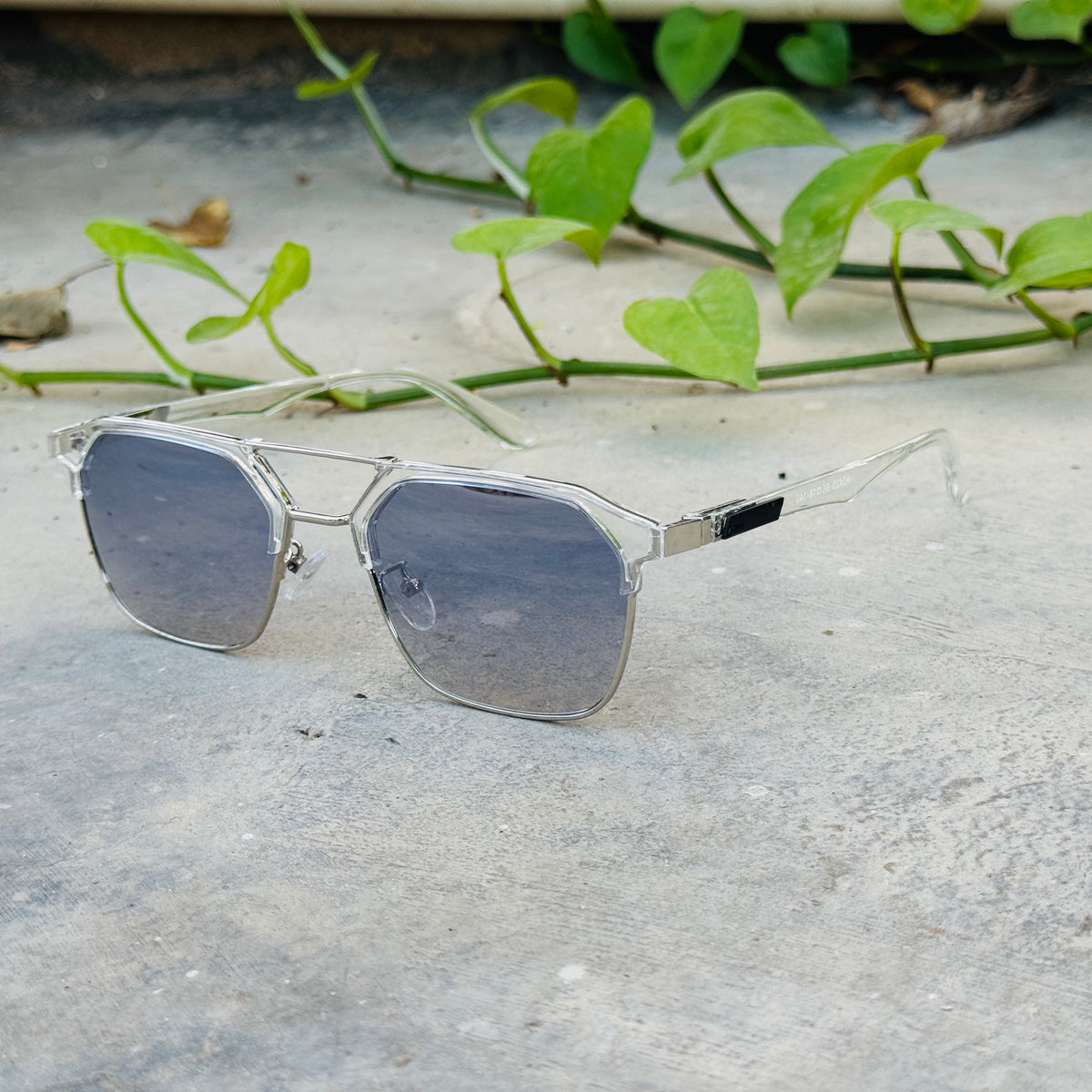 Ferragamo – 2420 – 56 – Silver Blue –- Metal – Sunglasses – Unisex
