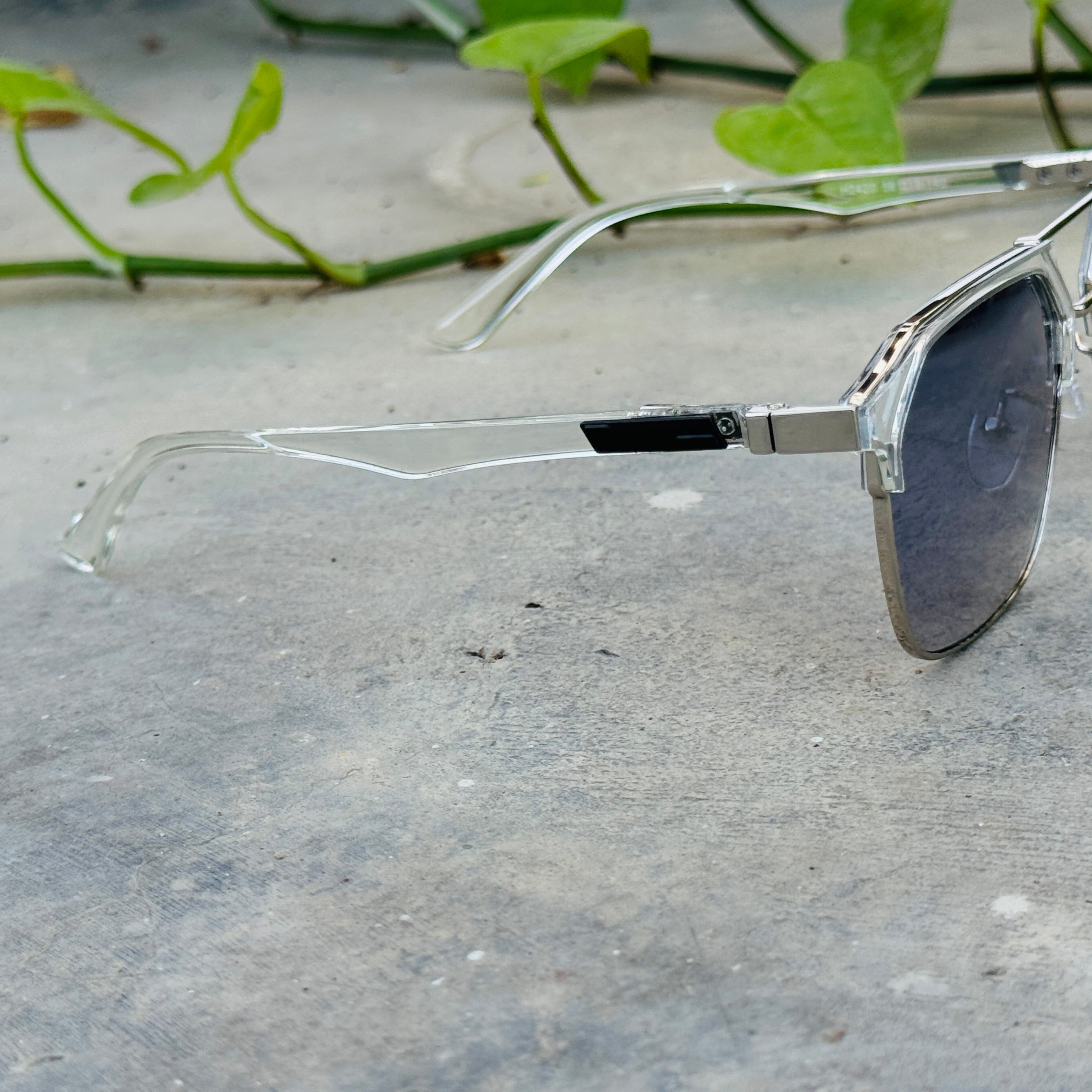 Ferragamo – 2420 – 56 – Silver Blue –- Metal – Sunglasses – Unisex