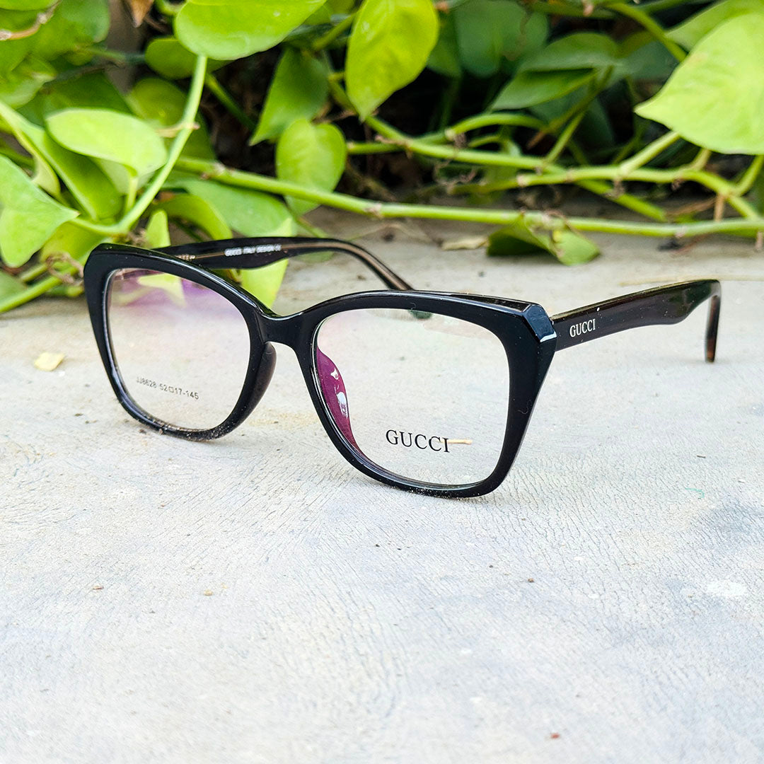 Gucci – 8628 – 52 - Black – Acetate – Optics – Ladies