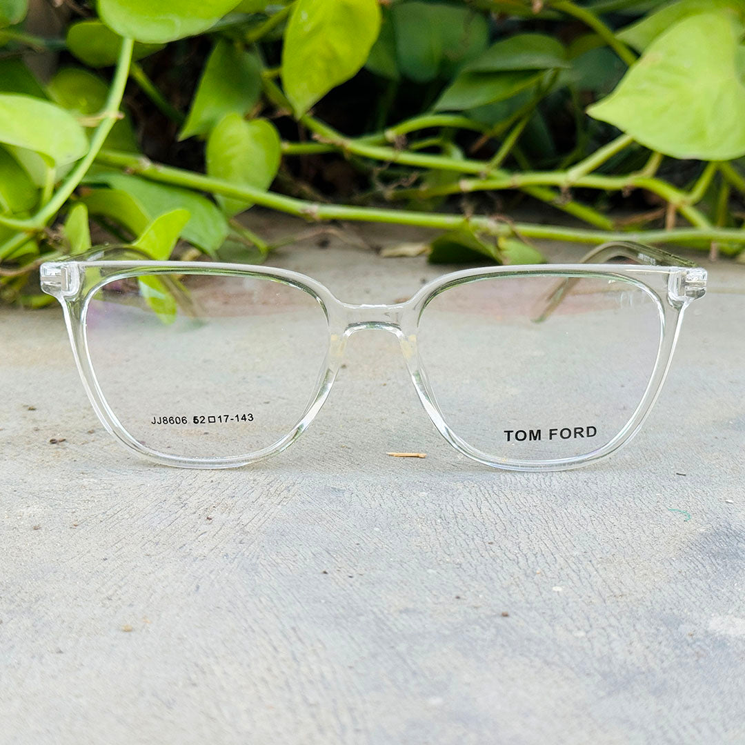 Tom Ford – 8606 – 52 - Transparent – Acetate – Optics – Unisex