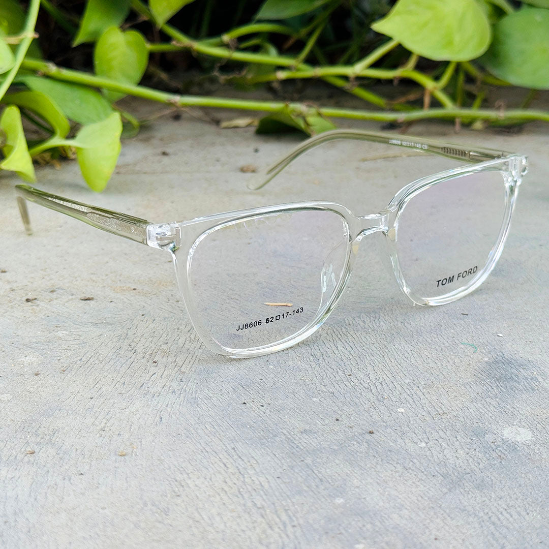 Tom Ford – 8606 – 52 - Transparent – Acetate – Optics – Unisex
