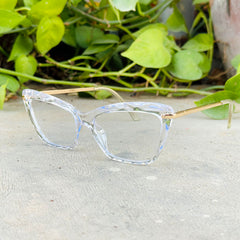 Dior– 868 – 52 - Transparent – Acetate - Metal – Optics – Ladies