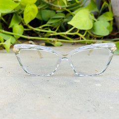 Dior– 868 – 52 - Transparent – Acetate - Metal – Optics – Ladies