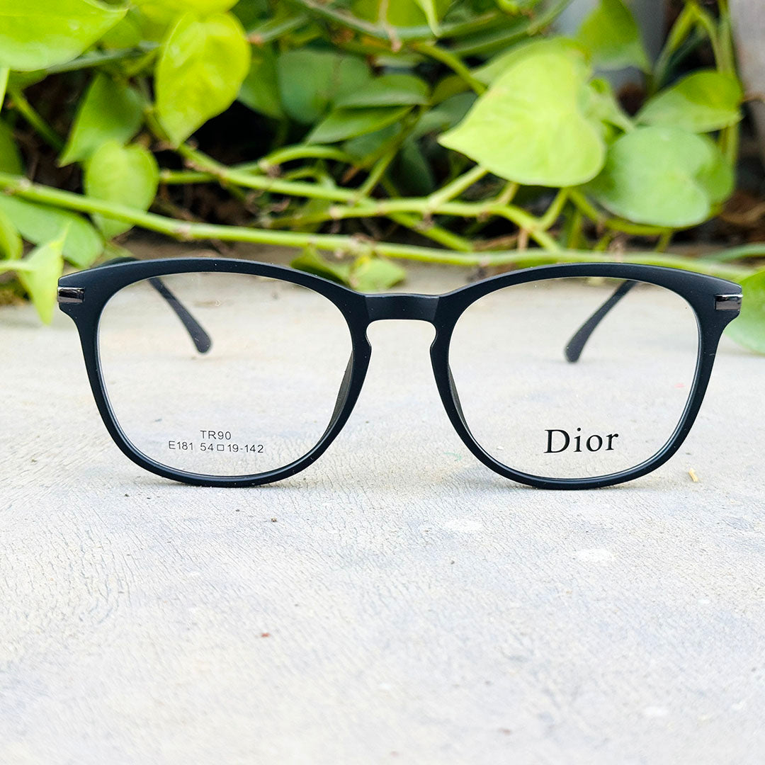 Dior – 181 – 54 – Matte Black – Acetate - Metal – Optics – Unisex
