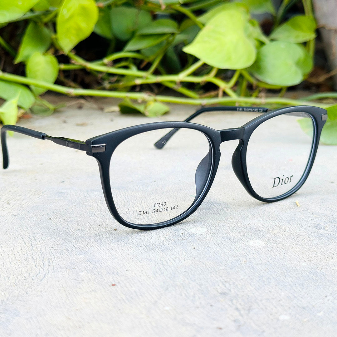 Dior – 181 – 54 – Matte Black – Acetate - Metal – Optics – Unisex
