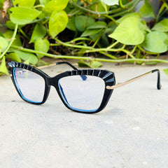 Dior– 868 – 52 - Black – Acetate - Metal – Optics – Ladies