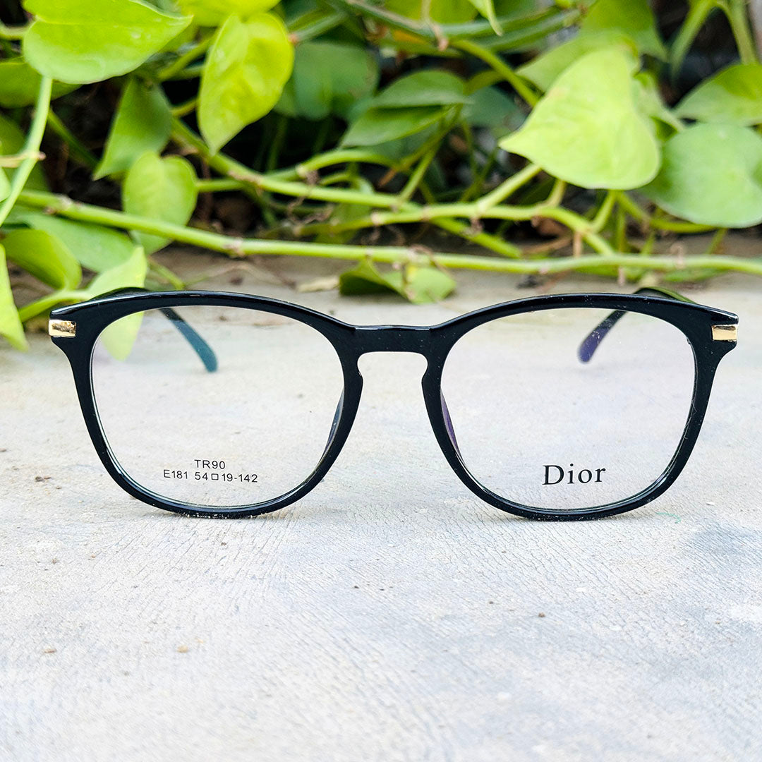 Dior – 181 – 54 – Black – Acetate - Metal – Optics – Unisex