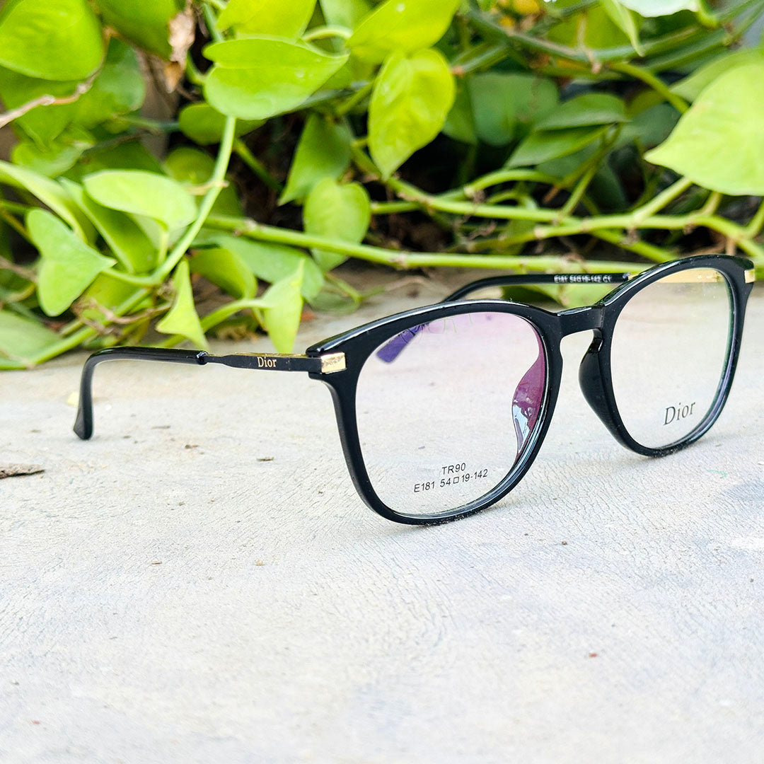Dior – 181 – 54 – Black – Acetate - Metal – Optics – Unisex