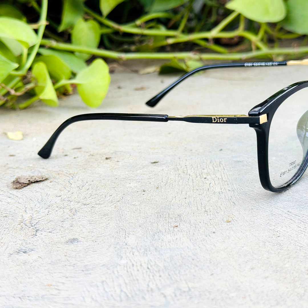 Dior – 181 – 54 – Black – Acetate - Metal – Optics – Unisex