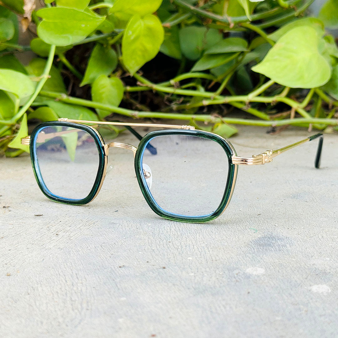 Ferragamo – 59300 – 5449 – Golden Green – Metal – Optics – Unisex