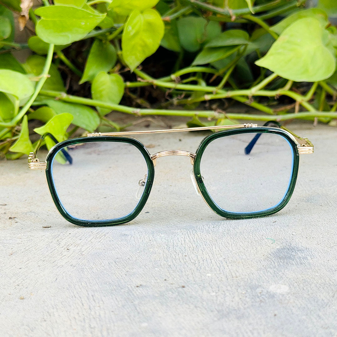 Ferragamo – 59300 – 5449 – Golden Green – Metal – Optics – Unisex