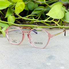 Gucci – 6008 – 52 - Pink – Metal - Acetate – Optics – Ladies