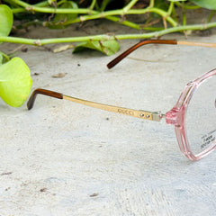 Gucci – 6008 – 52 - Pink – Metal - Acetate – Optics – Ladies