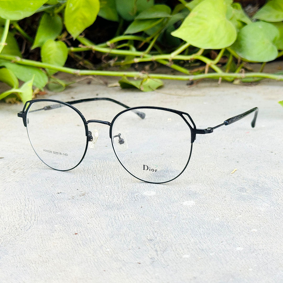 Dior –0028 – 51 –  Black –  Metal – Optics – Ladies