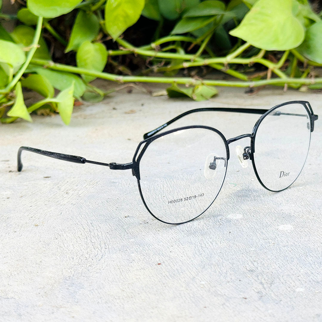Dior –0028 – 51 –  Black –  Metal – Optics – Ladies