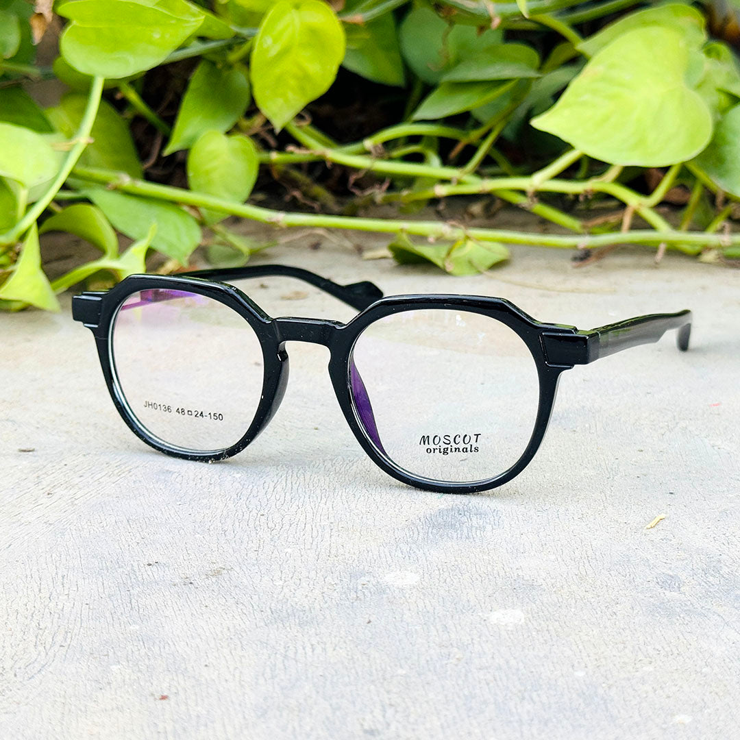 Moscot –0136– 48 - Black – Acetate – Optics – Unisex